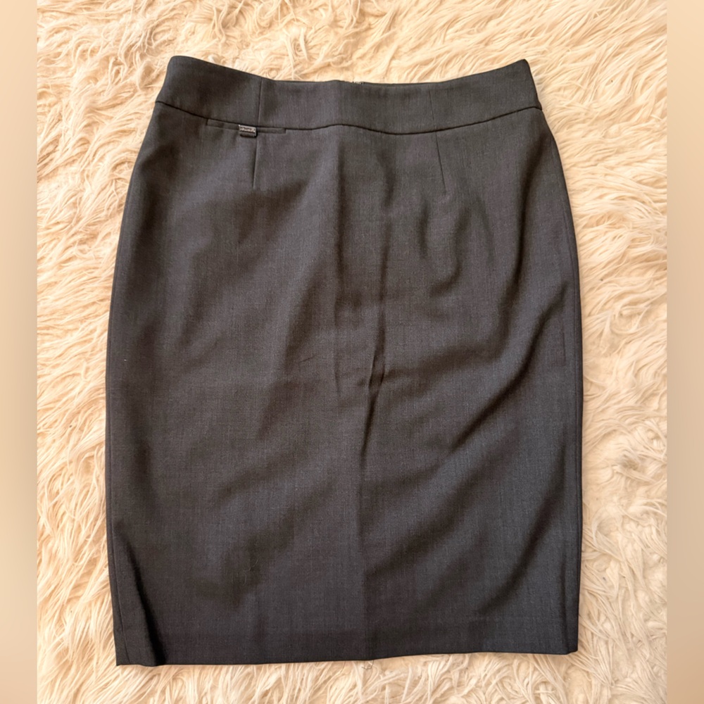 Calvin Klein Charcoal Pencil Skirt